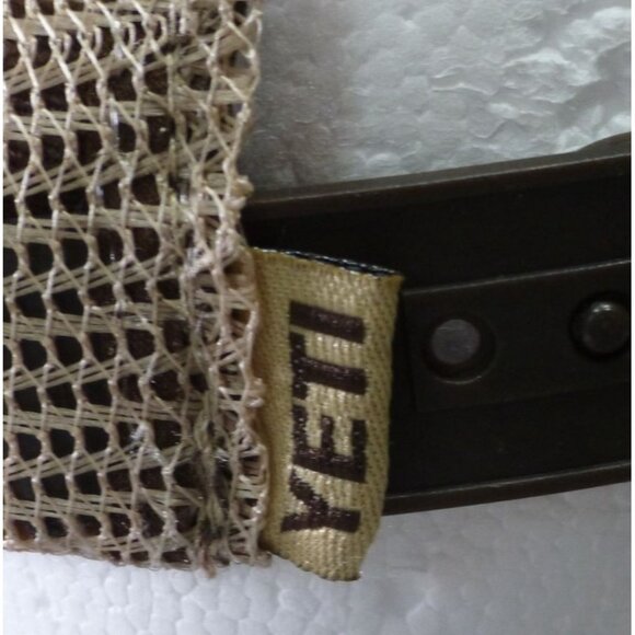 Yeti Brown Mesh Trucker Hat Adjustable Snapback Cap - Picture 4 of 9